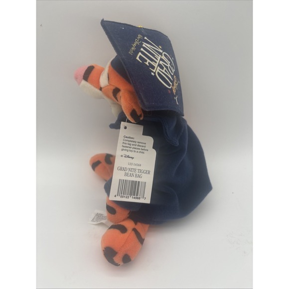 Walt Disney World Grad Nite Tigger Bean Bag With Tag - Picture 2 of 6